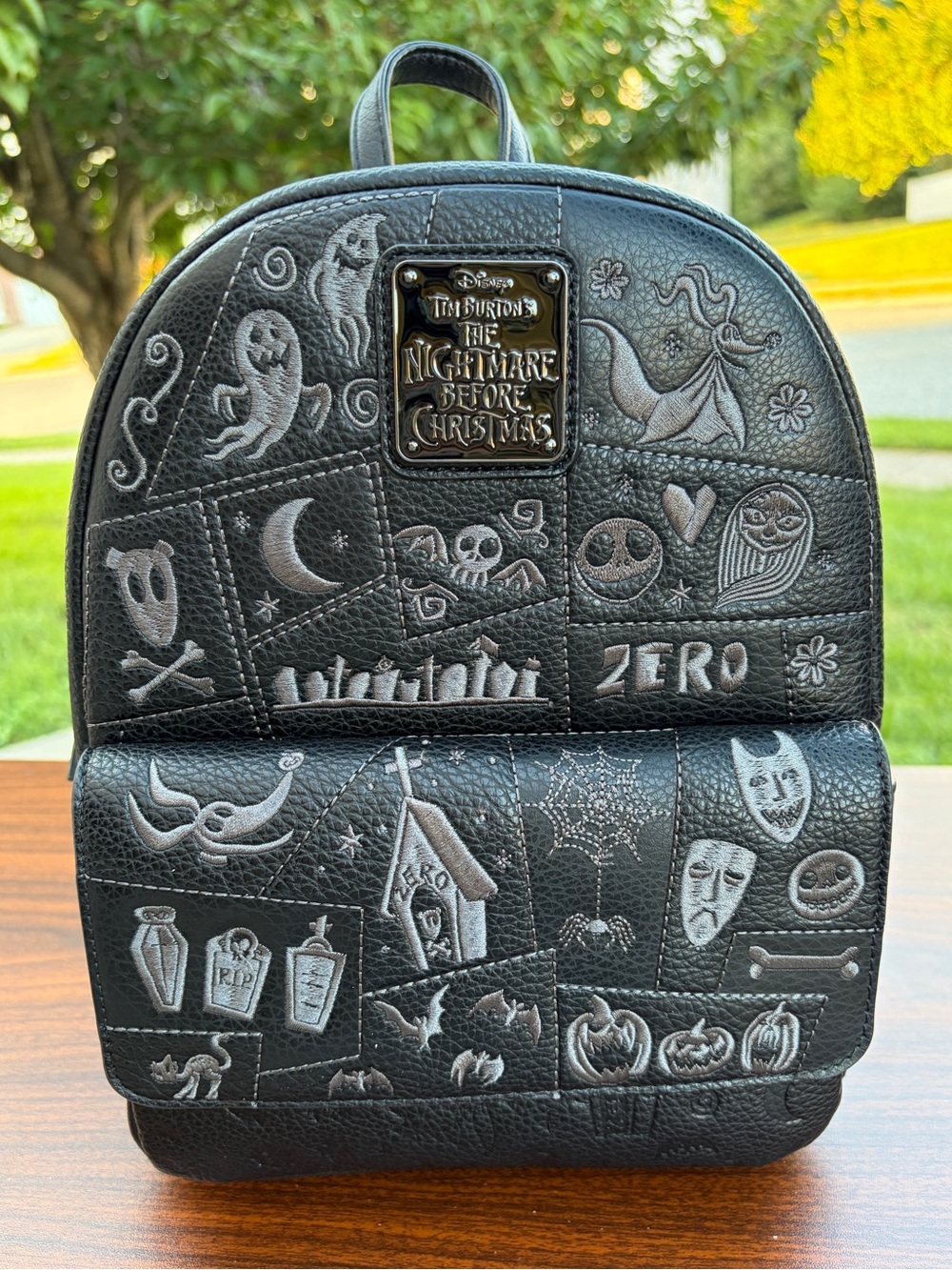 Loungefly Disney Nightmare Before Christmas Tattoo Art Mini Backpack NWT